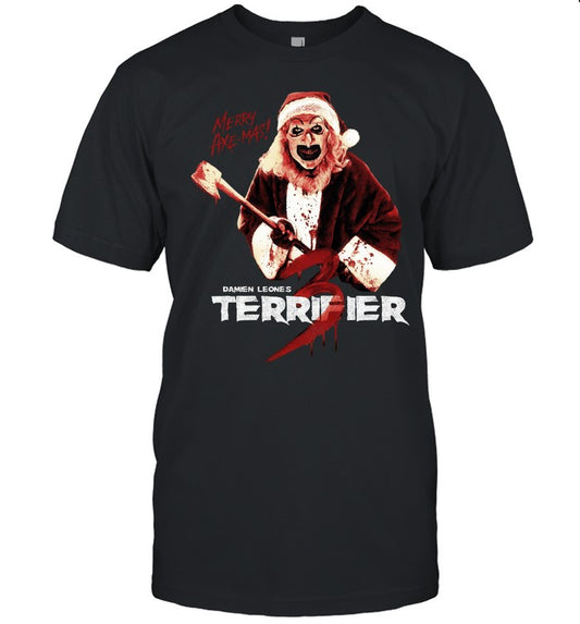 Umbrella Terrifier 3 Mery Axe-Mas! Black T Shirt