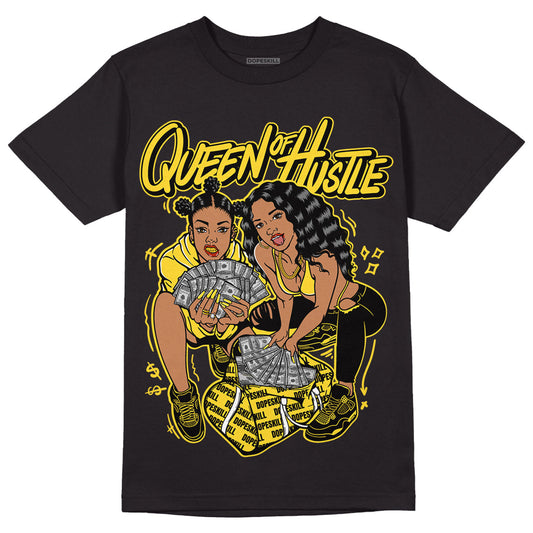 Black Tour Yellow AJ 4 Thunder DopeSkill T-Shirt Queen Of Hustle Graphic Style001