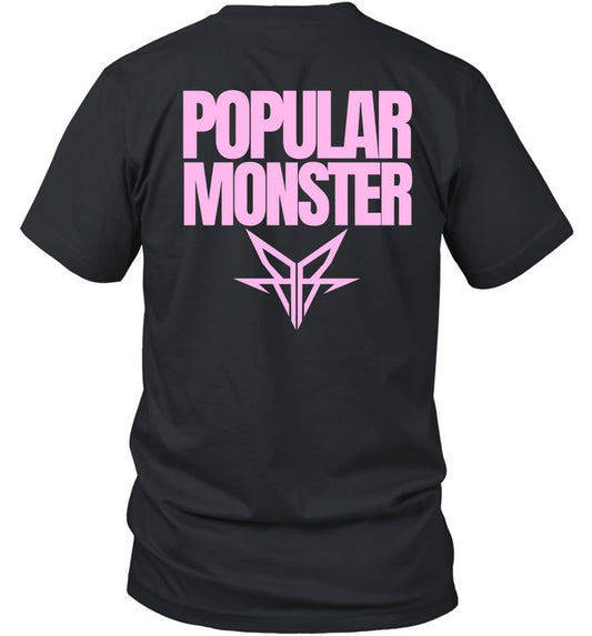 Falling In Reverse Popular Monster Text T Shirt Black