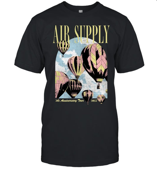 Air Supply 50th Anniversary T Shirt