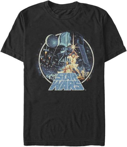 STAR WARS Big & Tall Vintage Victory Men's Tops Short Sleeve Tee Shirt