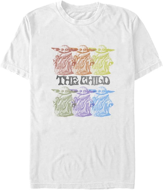 STAR WARS Big & Tall Mandalorian Vintage Innocence Men's Tops Short Sleeve Tee Shirt