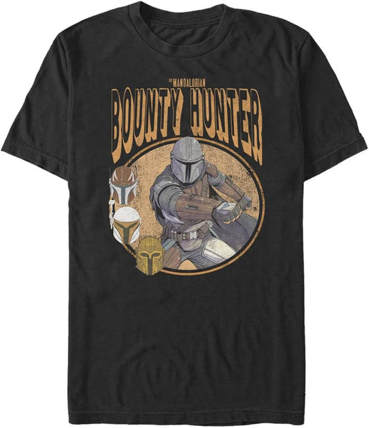 STAR WARS Big & Tall Mandalorian Vintage Mando Comic Men's Tops Short Sleeve Tee Shirt
