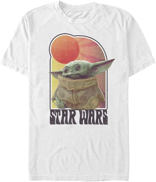 STAR WARS Big & Tall Mandalorian Child Vintage Men's Tops Short Sleeve Tee Shirt