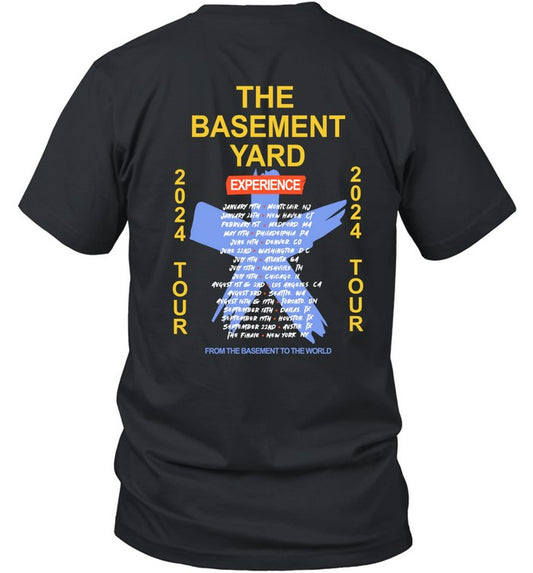 TBY Experience Inside Out Washed Tour 2024 Black T Shirt