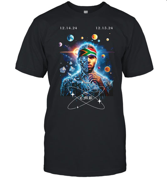 Chris Brown Live From Johannesburg Black T-Shirt