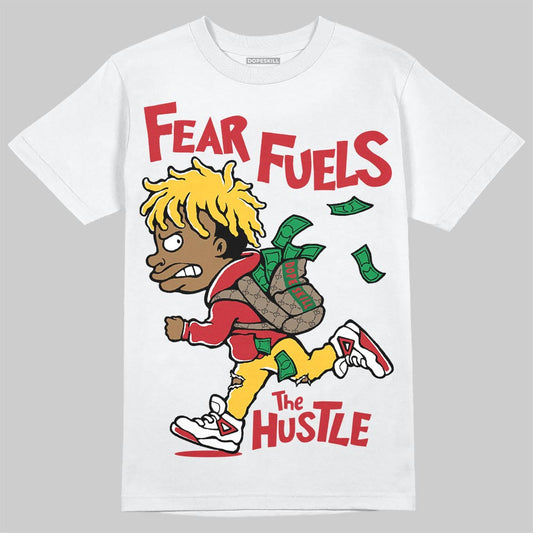 Ferrari 14s DopeSkill T-Shirt Fear Fuels The Hustle Graphic