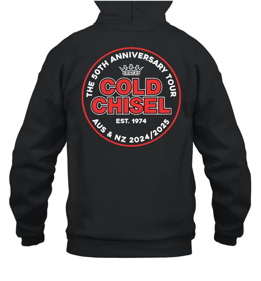 Cold Chisel Denim The Big Five-O Tour 2024-2025 Unisex Hoodie