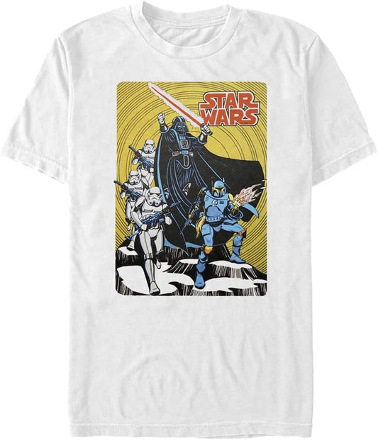 STAR WARS Big & Tall Vintage Cover Men's Tops Short Sleeve Tee Shirt