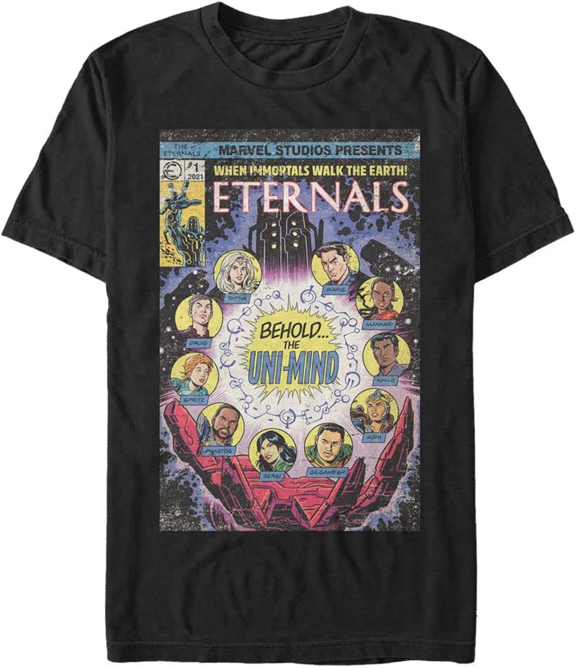 Marvel Big & Tall Eternals Vintage Comic Cover 2 Men's Tops Short Sleeve Tee Shirt