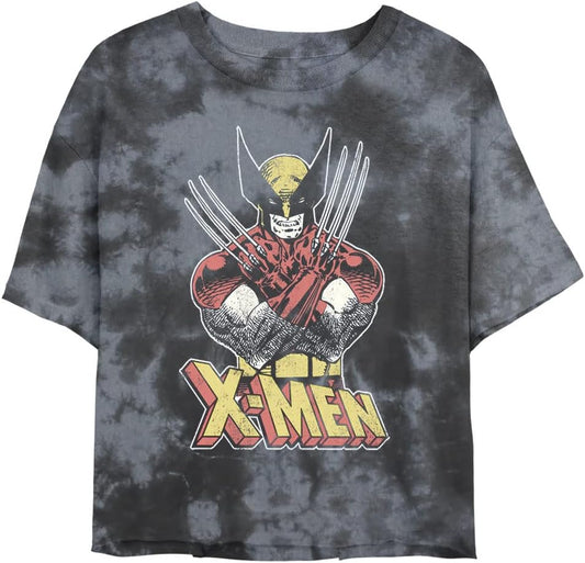 Marvel Universe Vintage Wolverine Women's Fast Fashion Short Sleeve Tee Shirt