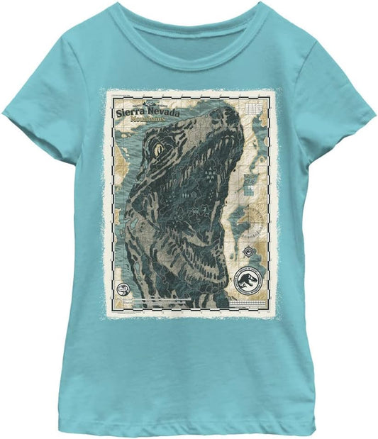 Jurassic World Kids' Vintage Dinomap