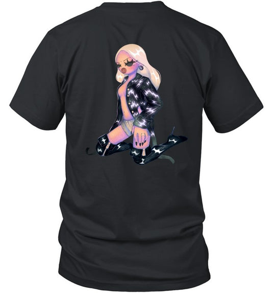 Rhea Raj Hunter Animated Black T Shirt