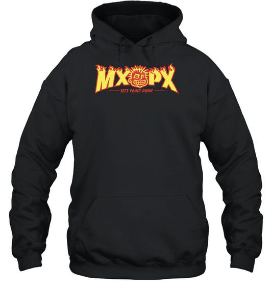 MXPX Left Coast Punk Fire Unisex Hoodie