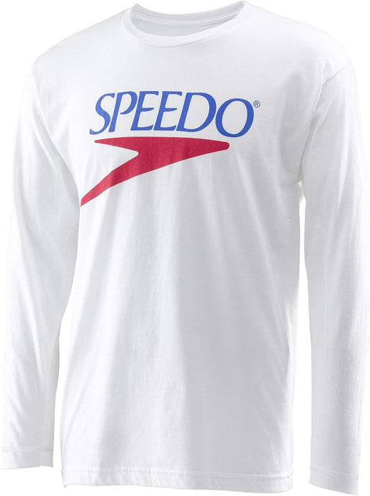 Speedo T-Shirt Long Sleeve Crew Neck Vintage
