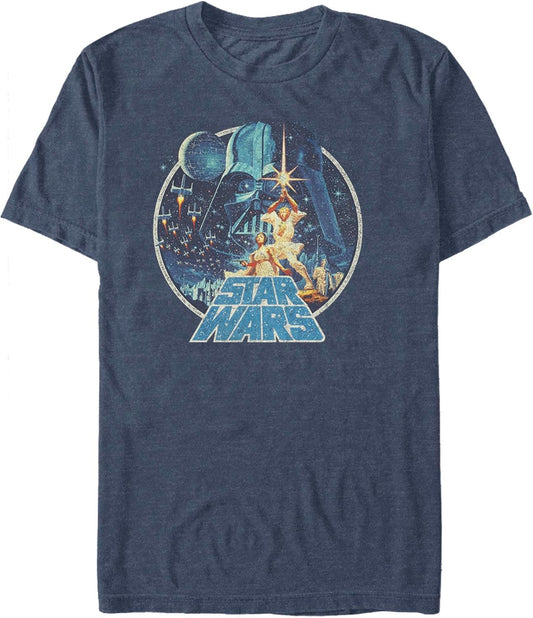 STAR WARS Big & Tall Vintage Victory Complete Men's Tops Short Sleeve Tee Shirt