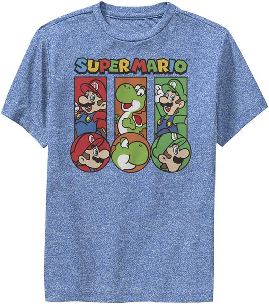 Nintendo Kids Super Three Up Youth Pullover Hoodie