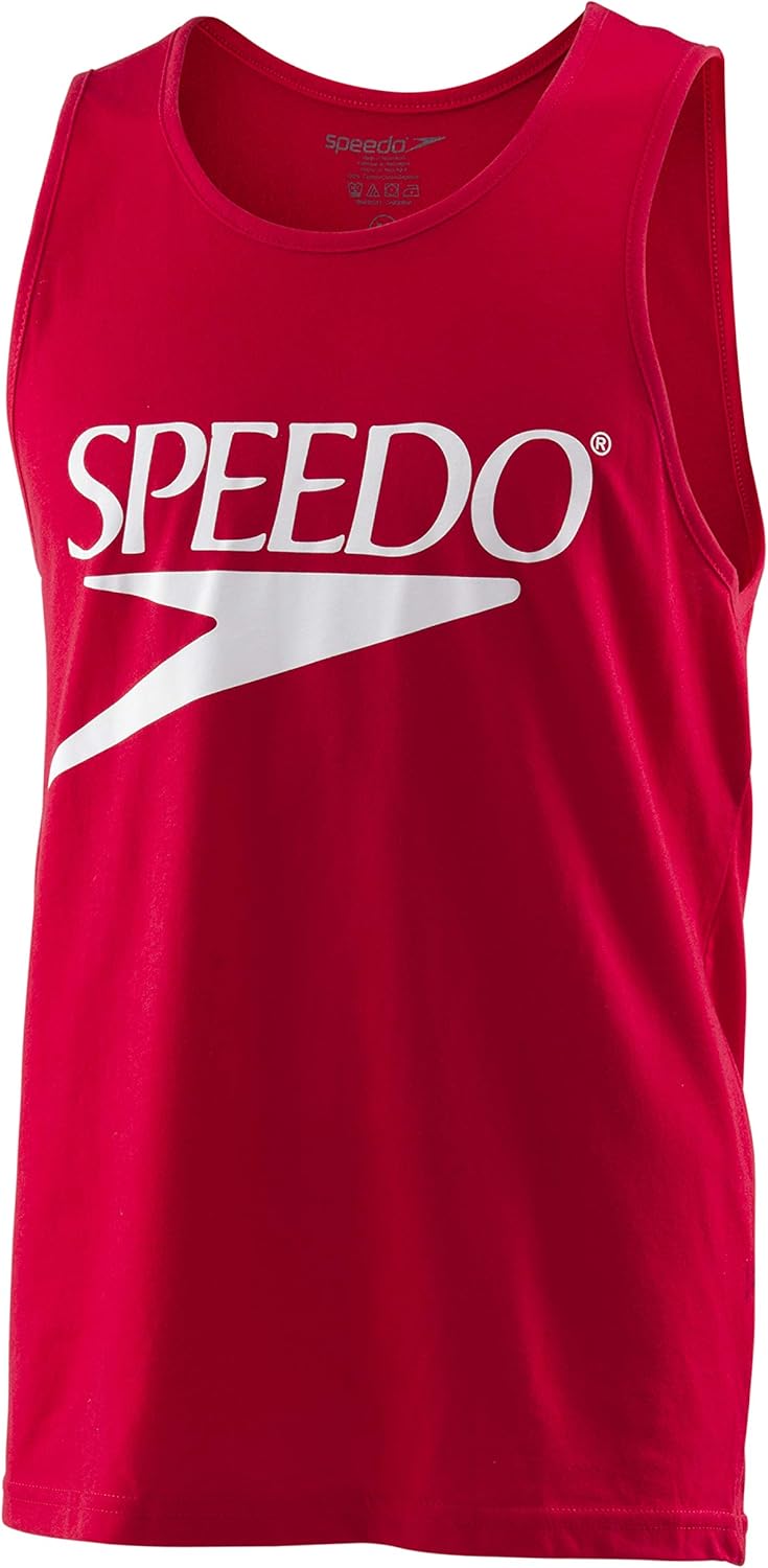 Speedo Unisex-Adult Tank Top Sleeveless Vintage Crew Neck