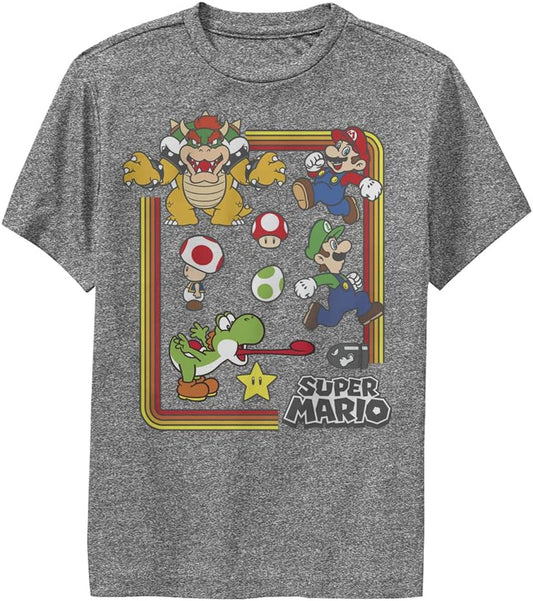 Nintendo Kids Mario Group Youth Pullover Hoodie