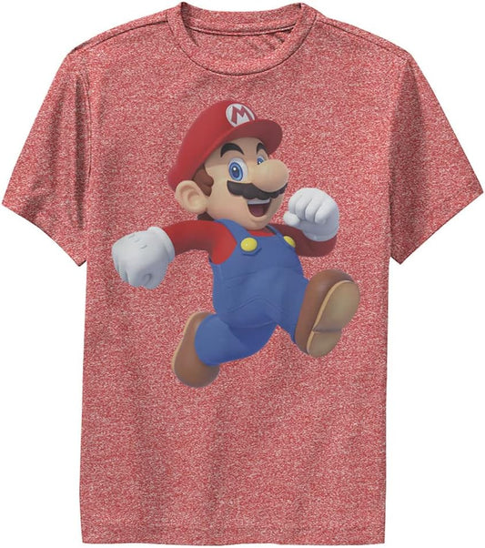 Nintendo Kids Mario Running Man Youth Pullover Hoodie