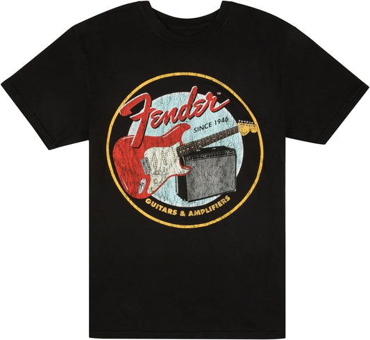Fender 1946 Guitars & Amplifiers T-Shirt, Vintage Black, XL