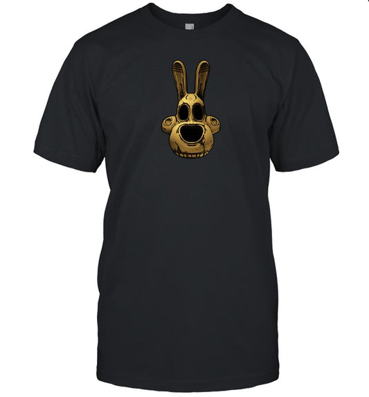 Bendy Boris Skull Ink Demon's Eve Black T Shirt