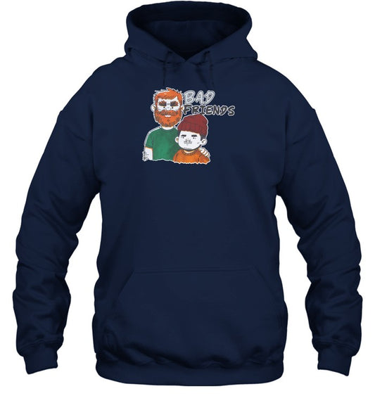 Bad Friends Hairy Navy Unisex Hoodie
