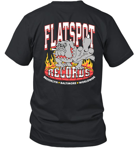 Flatspot Records FTW Dog Black T Shirt