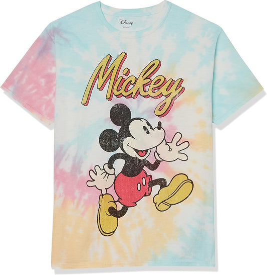 Disney Characters Vintage Mickey Young Men's Short Sleeve Tee Shirt