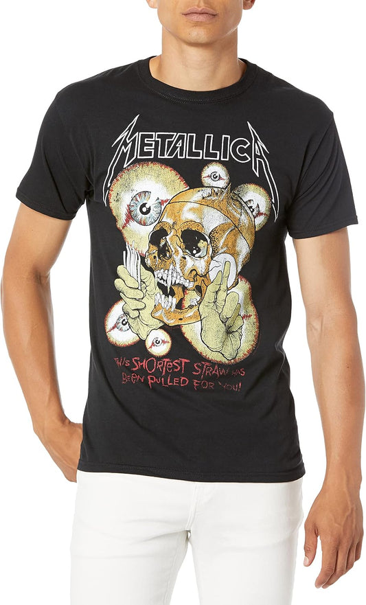 Metallica Men's Standard Vintage Shortest Straw
