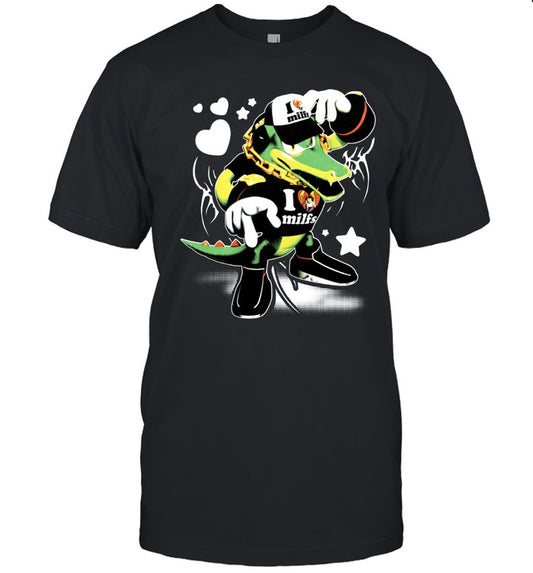 Mamono World Green Lover Black T Shirt