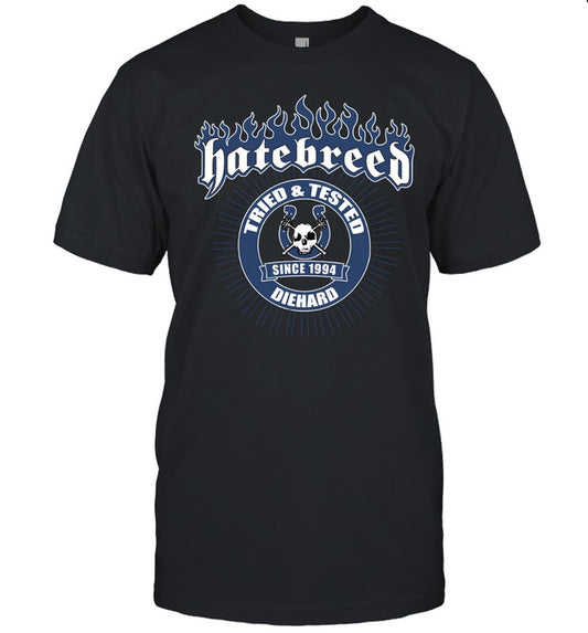 Hatebreed Tried And Tested Indianapolis Nov 3 2024 Black T Shirt