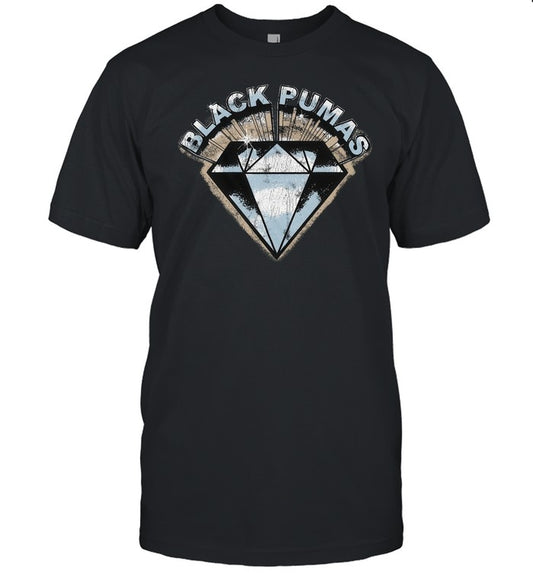 Black Pumas Diamond Limited 2024 T-Shirts