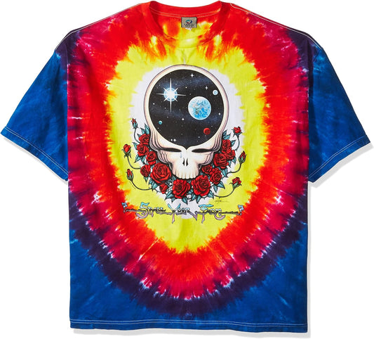 Liquid Blue Men's Grateful Dead Space Your Face Short Sleeve