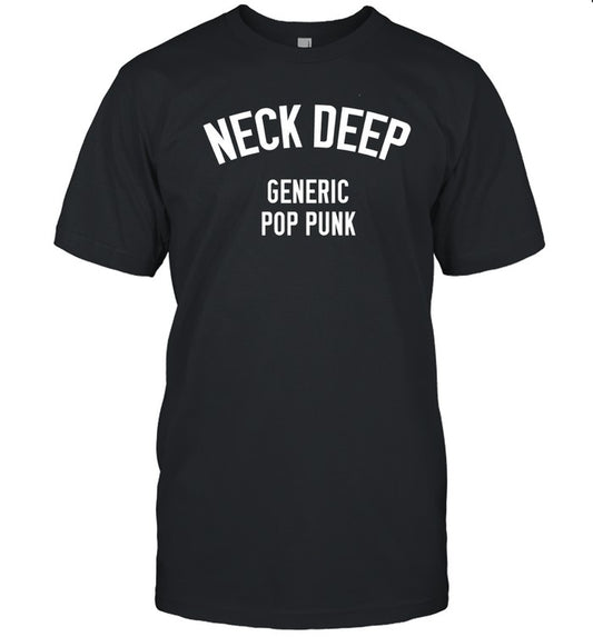 Generic Pop Punk Black T Shirt