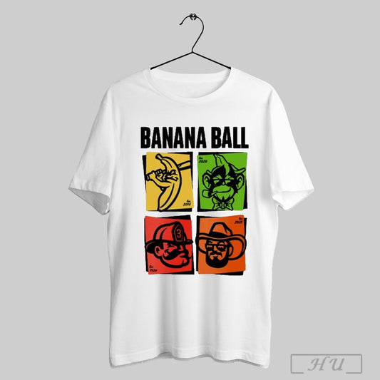 Banana Ball 2025 24 Hour Exclusive Block T Shirt Sweatshirt Hoodies Poster