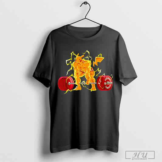 Bigpapaozz Peakachu Swole Pokemon Gym T Shirt Sweatshirt
