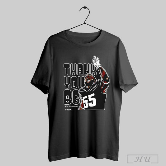 Brandon Graham Thank You Bg 2x Cham 55 T Shirt Sweatshirt