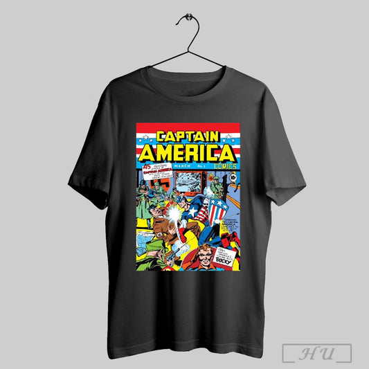 Cheap Marvel Comics Captain America Punching Hitler Poster 2025 T Shirt And Hoodie Sweatshirt Hoodies Poster