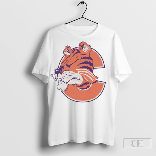 Clemson Tigers Logo Vintage Shirt