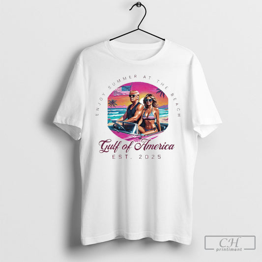 Donald And Melania Trump Gulf Of America Tee Shirt Sweatshirt
