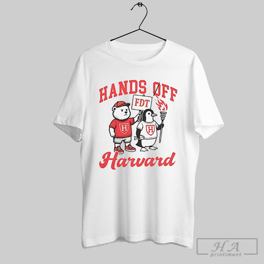 Fdt Hands Off Harvard Trump Shirt