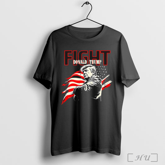 Fight Donald Trump American Flag T Shirt Sweatshirt