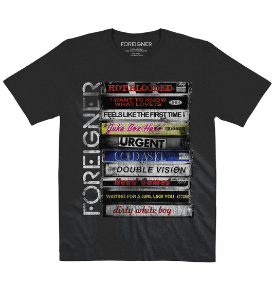 Foreigner | Rock Cassettes | Official Artist T-shirt