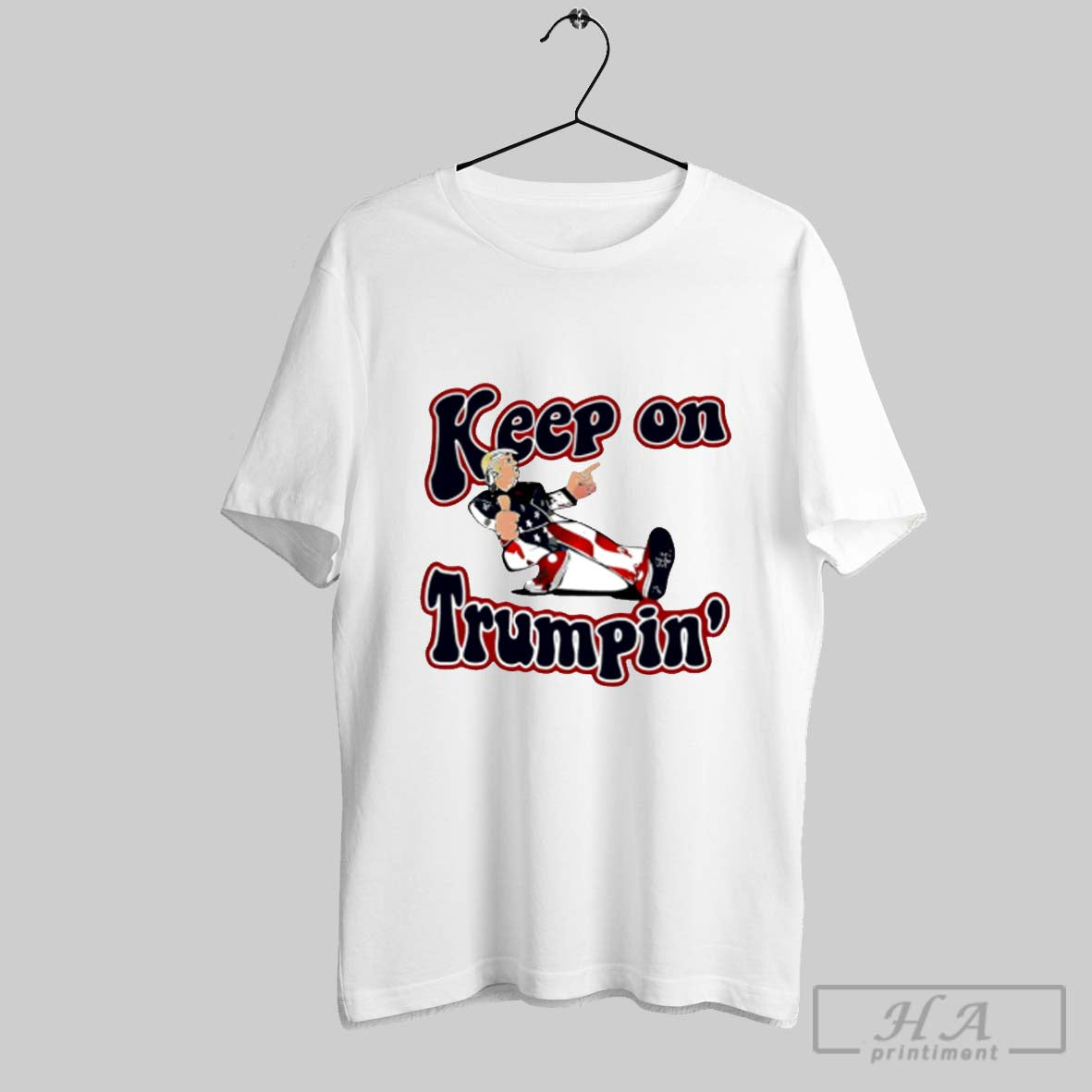 Funny Keep On Trumpin America Flag Shirt