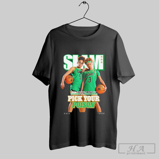 Hannah Hidalgo Olivia Miles Notre Dames Bully Backcourt Slam Cover T Shirt