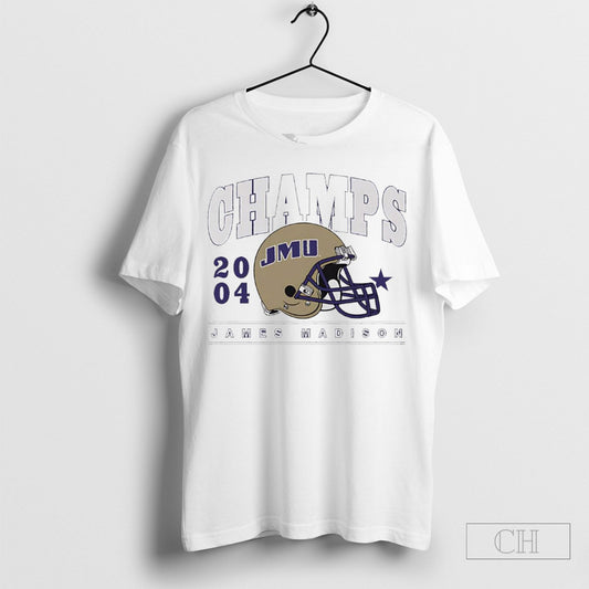 James Madison Dukes Jmu Football 2004 National Champions Vintage Shirt