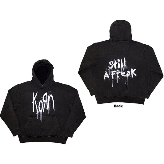 Korn | Official Band Hoodie | Still A Freak (Back Print & Wash Collection)