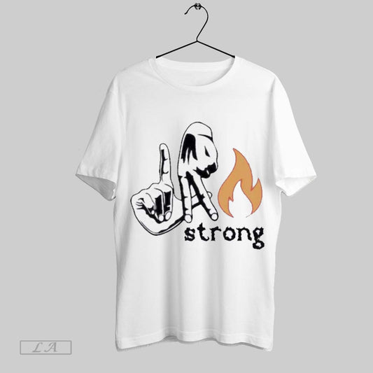 Los Angeles Forest Fire Strong T Shirt