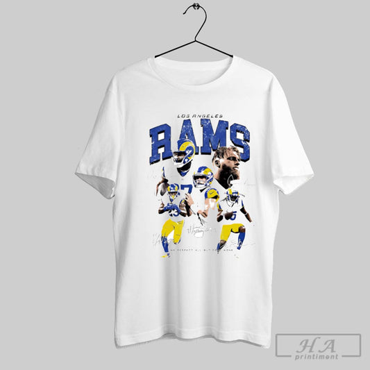 Los Angeles Rams Graphic Team Players Vintage Shirt
